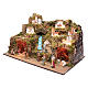 Nativity scene setting 50x80x45 cm with lights and pump s2