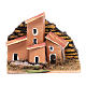 Set of 12 little houses 5x10x5 cm for DIY nativity scene s1