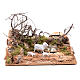 Landscape with sheep setting  10x20x15 cm s1