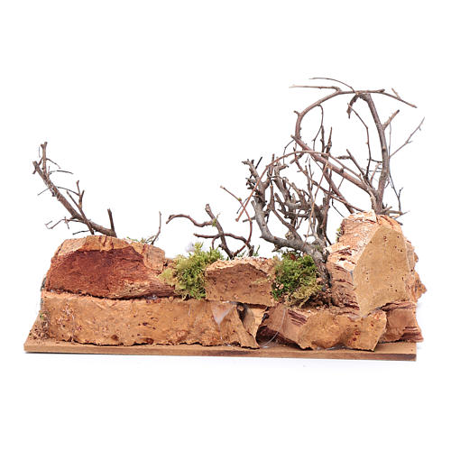 Ambiente paesaggio con pecorelle 10x20x15 cm 4