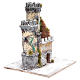 Castle with two towers 30x25x25 cm for Neapolitan nativity scene s3