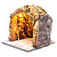 Krippenszenerie, Höhle mit Beleuchtung, 25x25x25 cm, für neapolitanische Krippe s2