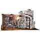 Ambientación cortijo moro con portal 35x60x25 cm pesebre Nápoles s3