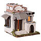 Neapolitan nativity scene Arabian style house with doors and windows 30x30x25 cm s4