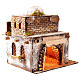 Neapolitan nativity scene Arabian style house with arch and stairs 30x25x20 cm s2