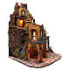 Neapolitan nativity scene sheltered style 85x60x70 cm s3