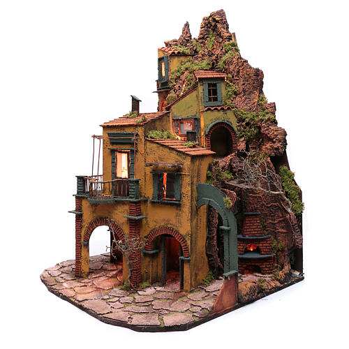 Otoczenie szopki neapolitańskiej w stylu 700, 85x60x70 cm 2