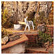 Escenografía para pesebre Nápoles portal cascada y molino 53x60x40 s6