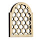 Holzfenster im arabischen Stil, Lochmuster, Zubehör für neapolitanische Krippe s3