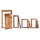 Puerta ruina set 4 piezas belén napolitano hecho con bricolaje madera s3
