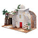 Casa araba ambientazione presepe 25x33x15 cm s2