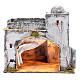 Décor arabe cabane rideau crèche Naples 29,5x32x19 cm s1