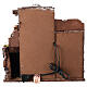 Casa araba bianca con scala e capanna 35x35x25 cm presepe di Napoli s6