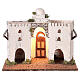 Ambientación casa árabe blanca doble arco y puerta 30 x 35 x 20 cm belén napolitano s1