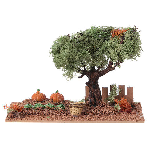 Ogród otoczenie do szopki, 15x20x10 cm 1