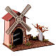 Nativity scene windmill in cork 20x15x25 cm s3
