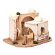 Illuminated cork Arabian house for nativity scene 15x25x10 cm s3