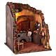 Wnętrze domu, 50x40x40 cm, szopka neapolitańska, 24 cm s3