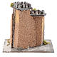 Neapolitan nativity scene castle with two towers and arch  15x15x15 cm s4
