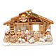 Resin hut for nativity scene 10x15 cm s1