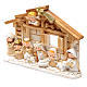 Resin hut for nativity scene 10x15 cm s2
