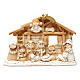Capannina presepe bambini 15x20 cm resina s1
