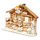 Capannina presepe bambini 15x20 cm resina s2