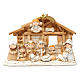 Children resin nativity scene hut 15x20 cm s1