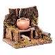 Setting with jug on trembling fire  10x10x10 cm for nativity scene s3