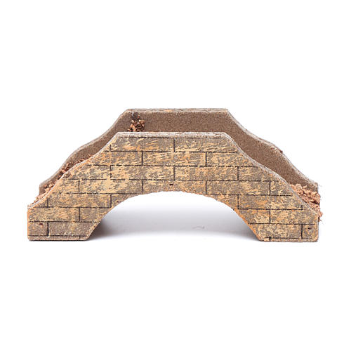 Brücke aus Holz, Krippenzubehör, 5x15x6 cm 1