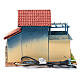 Ambientação presépio casa com varanda e forno de lenha 22,5x30x20 cm s4