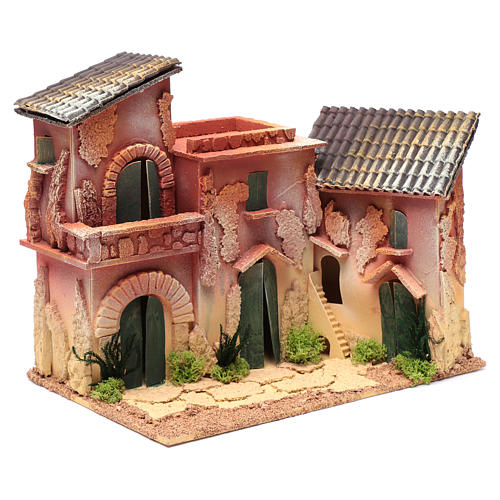 Borgo case 25x30x20 cm per presepe 3
