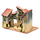 Aldeia em miniatura casas e arco para presépio de Natal 20x30x20 cm s2