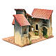 Aldeia em miniatura casas e arco para presépio de Natal 20x30x20 cm s3