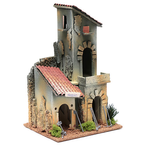 Décor avec atelier forgeron 28,5x18x15 cm 3