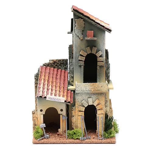 Ambientazione con bottega fabbro 30x20x15 cm 1