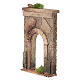 Parete con arco sughero per presepe 25x15x5 cm s2
