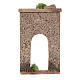 Parete con arco sughero per presepe 25x15x5 cm s4