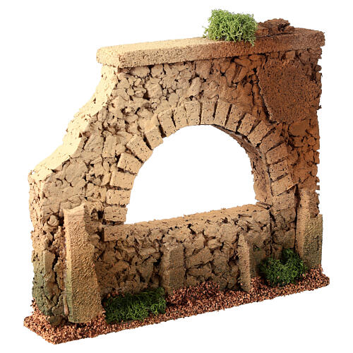 Muret fenêtre en arc pour crèche 16,5x19,6x4 cm 3