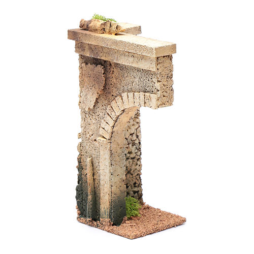 Parete arco a metà per presepe 2