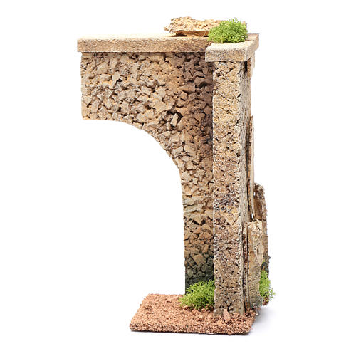 Parete arco a metà per presepe 4