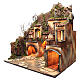 Wioska z fontanną do szopki neapolitańskiej,  82x80x60 cm s2