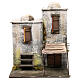 Arab style House with Fabric Pavilion 37X30X30 cm Neapolitan nativity s1
