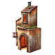 Wooden house for Neapolitan nativity scene 41X25X16 cm s2