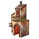 Casa in legno per presepe napoletano 41X25X16 cm s2