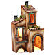 Wooden house for Neapolitan nativity scene 41X25X16 cm s3