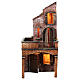 Wooden house for Neapolitan nativity scene 63X30X27 cm s1