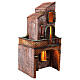 Wooden house for Neapolitan nativity scene 63X30X27 cm s3