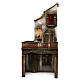 Casa in legno per presepe napoletano 63X30X27 cm s1