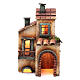 Haus mit Bogen und Balkon 28x17x11cm neapolitanische Krippe s1